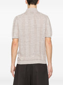 Brunello Cucinelli Linen And Cotton Blend Polo Shirt