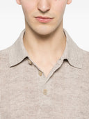 Brunello Cucinelli Linen And Cotton Blend Polo Shirt