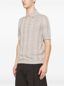 Brunello Cucinelli Linen And Cotton Blend Polo Shirt