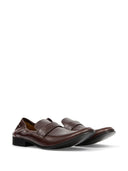 Mm6 Maison Margiela Swing Toe Leather Loafers