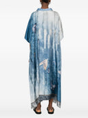 Pierre Louis Mascia Printed Silk Kaftan