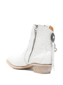 Comme Des Garcons X Mexicana Leather Ankle Boots