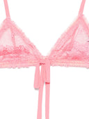 The Attico Lace Triangle Bra