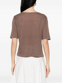 Base Linen And Cotton Blend Sweater