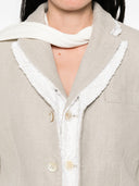 Comme Des Garcons Linen Single Breasted Jacket