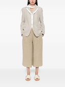 Comme Des Garcons Linen Single Breasted Jacket