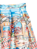 Bedruckter Midirock von Alessandro Enriquez