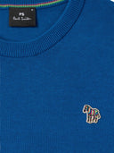 Ps By Paul Smith Zebra Logo Cotton Sweater