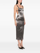 The Attico Fashion Satin Midi Dress