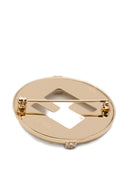Fendi Ever Round Brooch