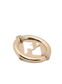 Fendi Ever Round Brooch