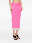 The Attico Fashion Wool Midi Skirt