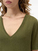 Closed Linen And Cotton V Necked Sweater