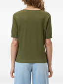 Closed Linen And Cotton V Necked Sweater