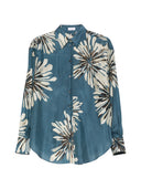 Camicia Brunello Cucinelli In Seta Stampata