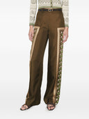 Tory Burch Printed Wide Leg Trousers