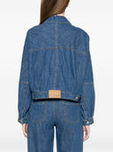 Ermanno Firenze Embroidered Denim Jacket