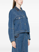 Ermanno Firenze Embroidered Denim Jacket