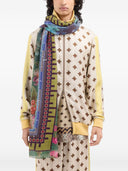 Pierre Louis Mascia Printed Silk And Cotton Scarf