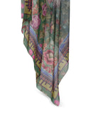 Pierre Louis Mascia Printed Silk And Cotton Scarf