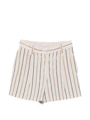 Brunello Cucinelli Striped Linen Shorts