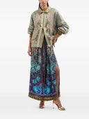 Pierre Louis Mascia Printed Silk Dress