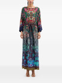 Pierre Louis Mascia Printed Silk Dress