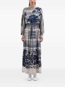 Pierre Louis Mascia Printed Silk Dress