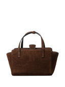 Borsa tote piccola in pelle con patta Hidesins