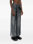 Pierre Louis Mascia Silk Trousers