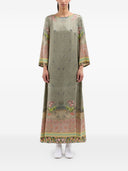 Pierre Louis Mascia Printed Silk Dress