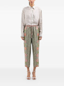 Bedruckte Seidenhose von Pierre Louis Mascia