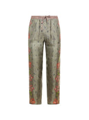 Bedruckte Seidenhose von Pierre Louis Mascia