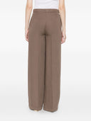 Via Masini 80 Linen Wide Leg Trousers