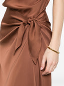 Silk95 Gonna in seta con cinque cravatte francesi