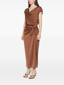 Silk95 Gonna in seta con cinque cravatte francesi