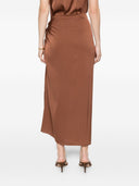 Silk95 Gonna in seta con cinque cravatte francesi