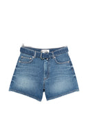 Pantaloncini Sport Max in cotone denim