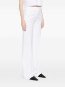 Via Masini 80 Cotton Wide Leg Trousers