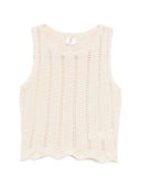 Top in cotone lavorato a maglia Bye