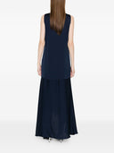 Silk95 Five Langes Kleid aus Shangri-Seide