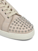 Christian Louboutin Louis Junior Spikes Leather Sneakers