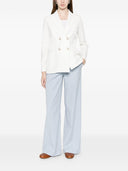 Via Masini 80 Cotton Wide Leg Trousers