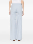 Via Masini 80 Cotton Wide Leg Trousers