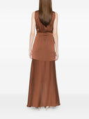Silk95 Five Langes Kleid aus Shangri-Seide