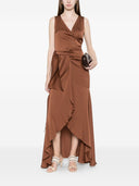 Silk95 Five Langes Kleid aus Shangri-Seide