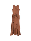 Silk95 Five Langes Kleid aus Shangri-Seide