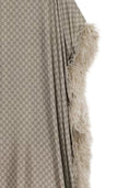 Langes Kaftan-Kleid aus bedruckter Seide von Gucci