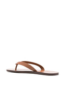 Manebi Leder-Tanga-Sandalen