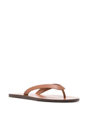 Manebi Leder-Tanga-Sandalen